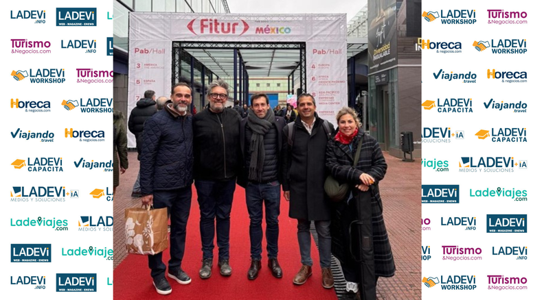 Equipo directivo de Carnival Tours en Fitur.&nbsp;