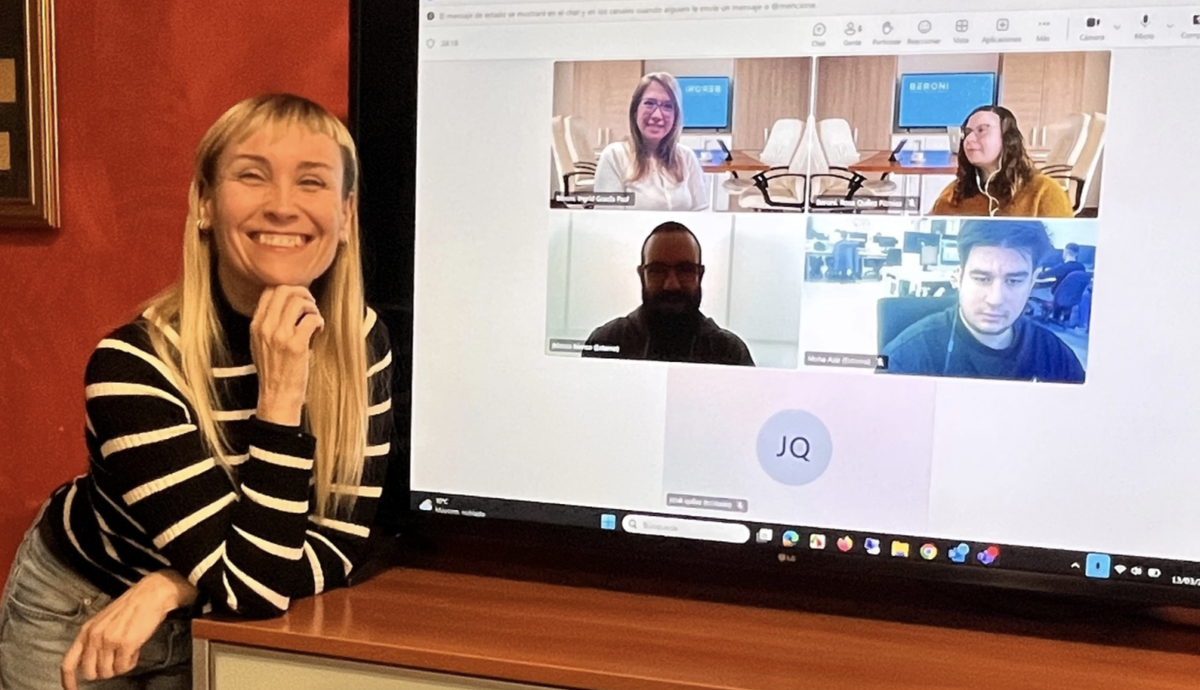 Responsables de la nueva Inteligencia Artificial de Beroni.