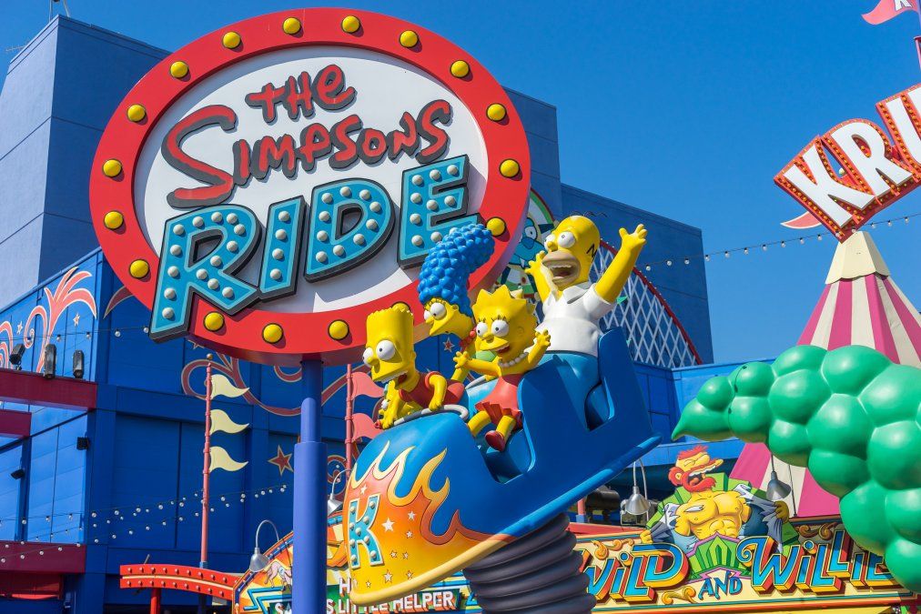 El paseo de Los Simpson es otro indispensable en tu viaje familiar a Universal Orlando Resort.