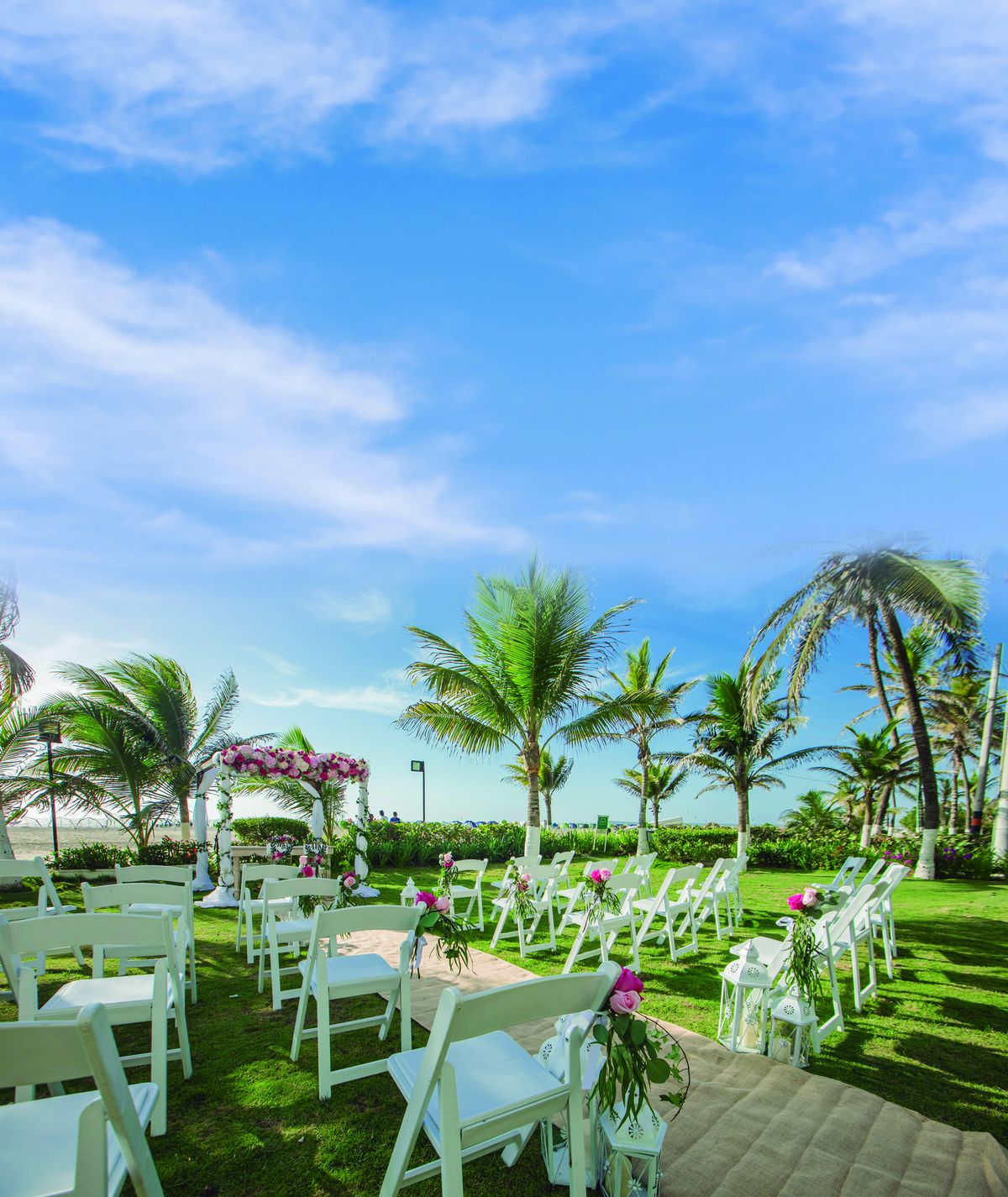 Jardín Oasis para bodas de Radisson Cartagena.
