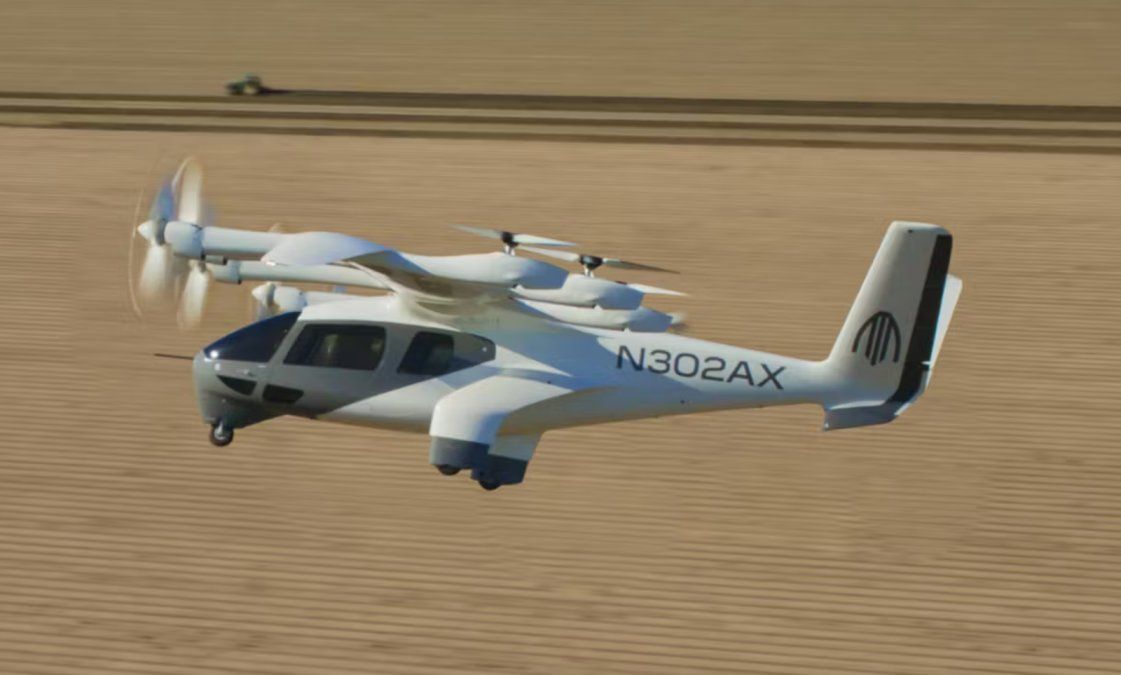 Así se ve el Midnight, el avión eléctrico de Archer Aviation, que utilizará Ethiopian Airlines.