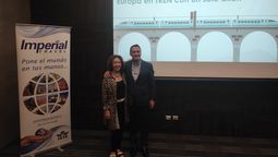 Patricia Carrasco, directora comercial de Imperial Travel, y Lluís Martínez, presidente Global GSA Group, señalaron la importancia del mercado chileno en los viajes de trenes en Europa.