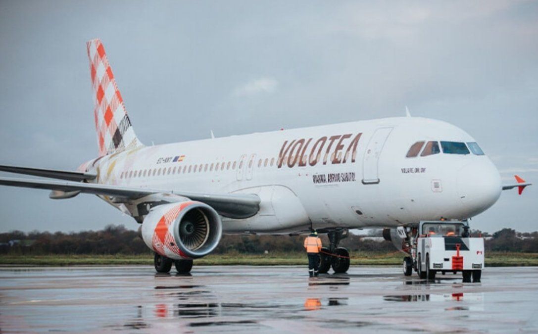 Uno de los Airbus A320 de Volotea.