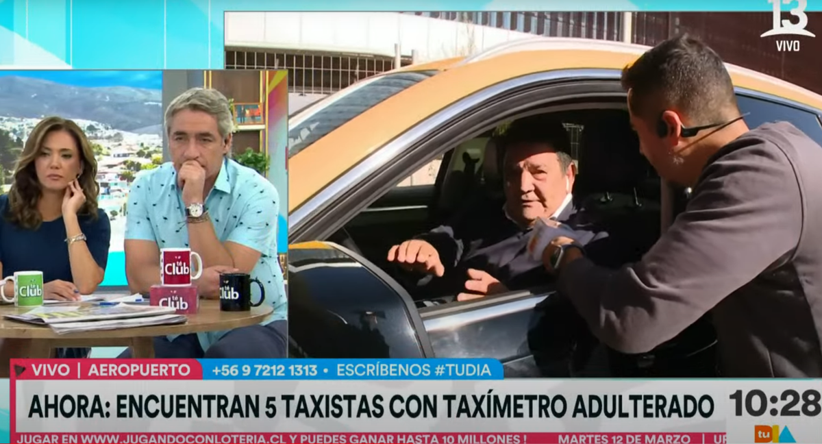 Caso se dio a conocer por la denuncia de un taxista en el matinal Tu Día de Canal 13.