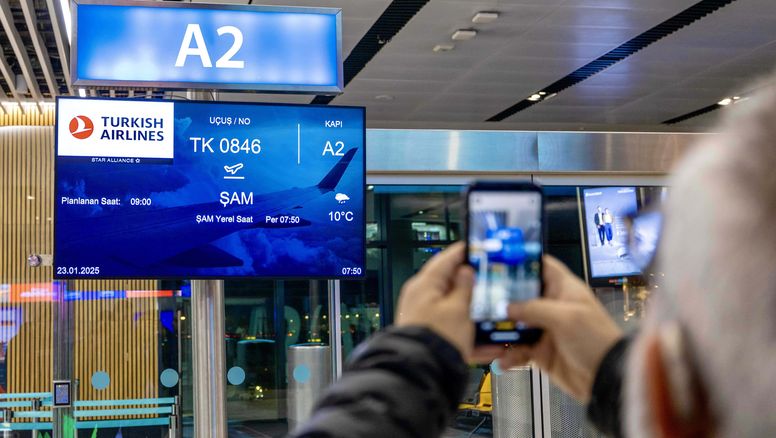 Turkish Airlines vuelve a volar entre Estambul y Damasco, Siria.