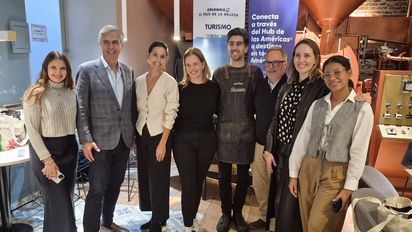 Representantes de ProColombia, Copa Airlines, Hotel Las Islas y Café Martínez.