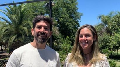 Daniel Duarte y Candela Fernández Wyngaard, ejecutivos regionales de GBTA.