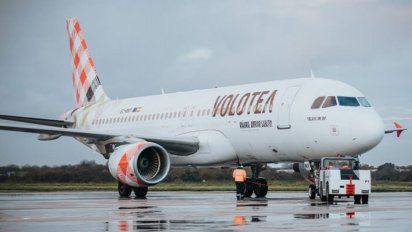 Uno de los Airbus A320 de Volotea.