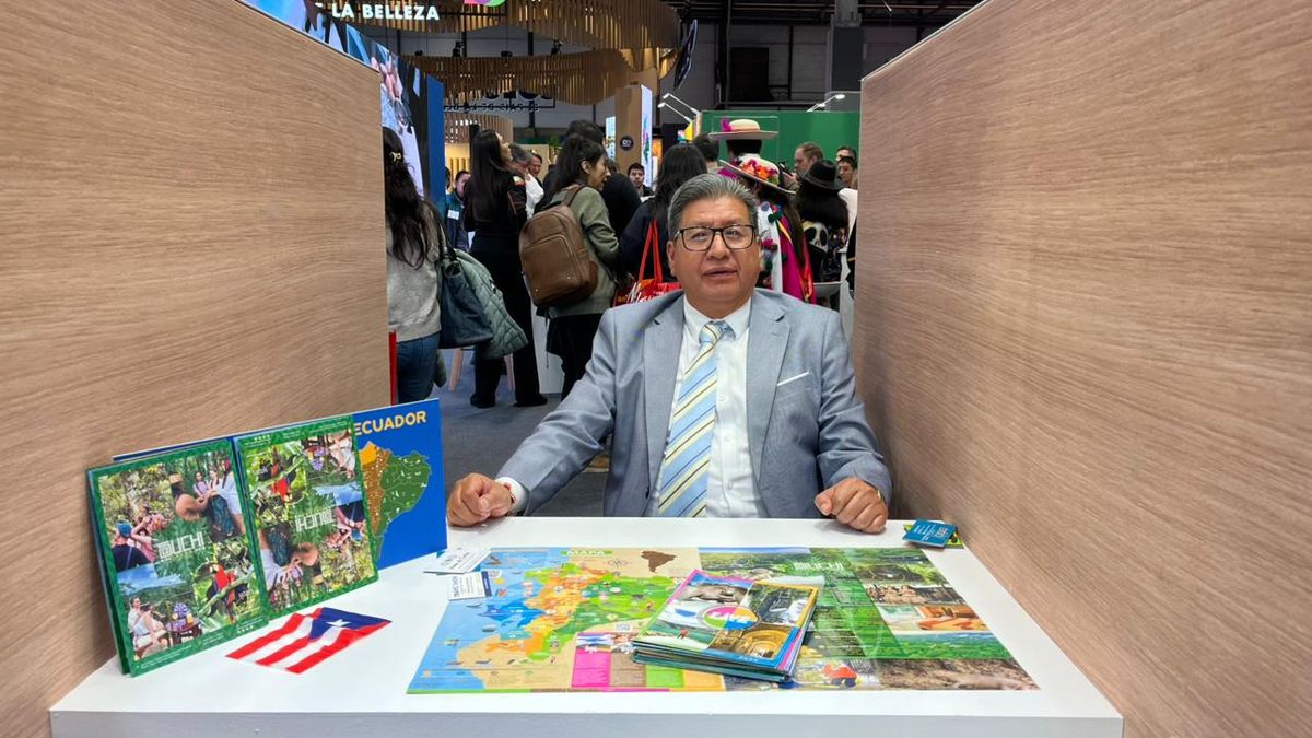 Jefferson Morales, gerente general de Live Ecuador Travel & Suchipakari Jungle Lodge. Fitur 2026.