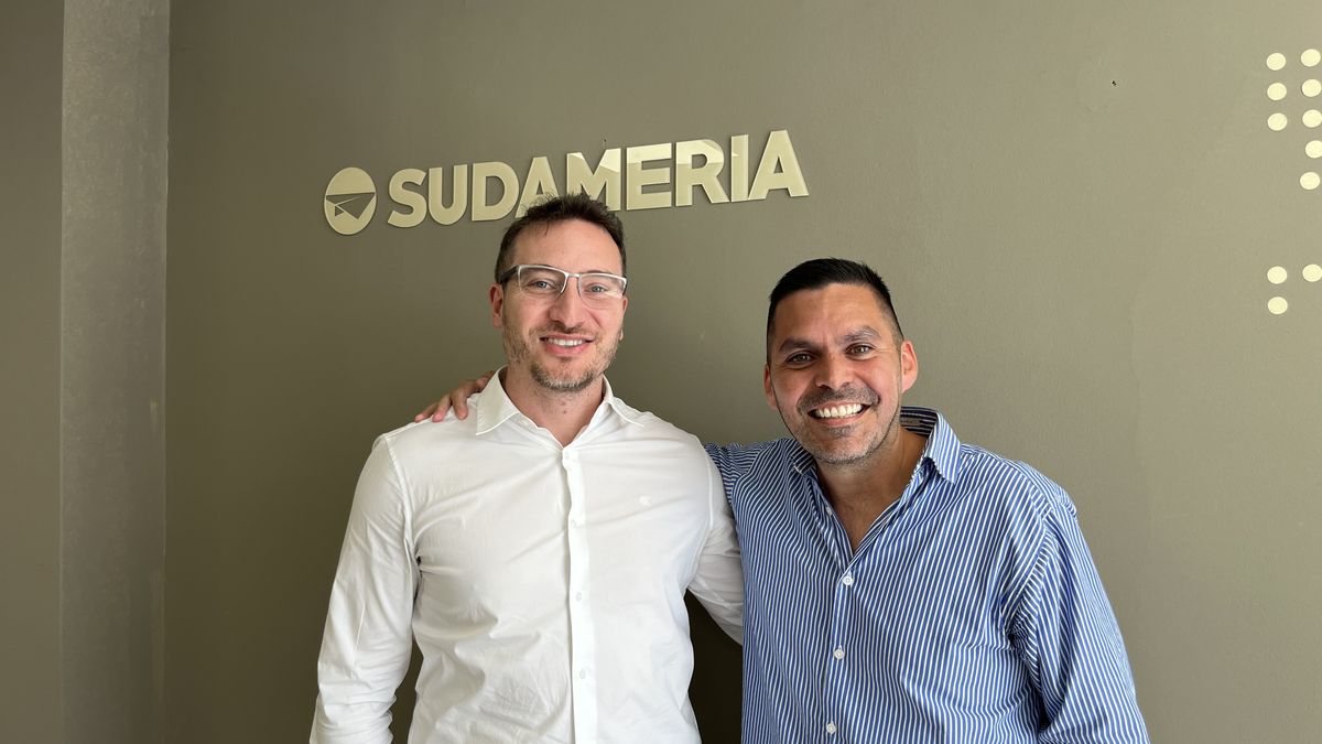 Sudameria: Eric Ryhr, gerente general, y Patricio Vigliatore, flamante gerente comercial.&nbsp;