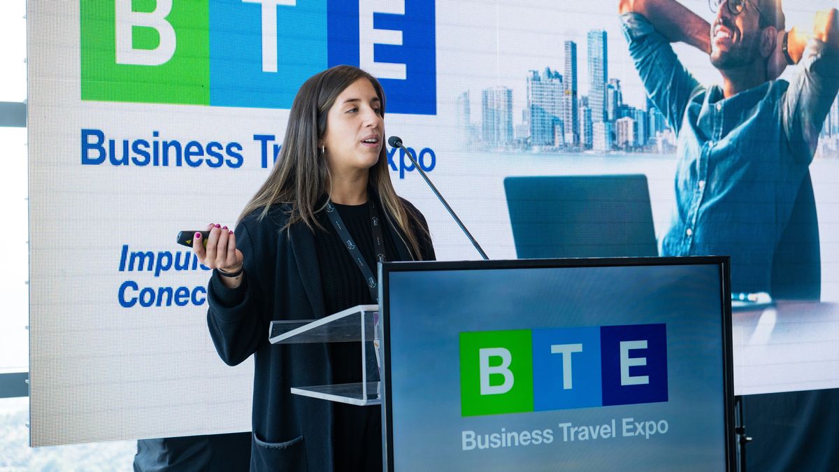 Javiera Soto-Luque, gerente general de Interexpo, en el lanzamiento de BTE 2024. - Ladevi Medios y Soluciones Javiera Soto-Luque, gerente general de Interexpo, en el lanzamiento de BTE 2024.