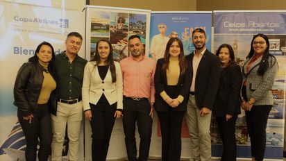 Representantes de Meliá Hotels International, Copa Airlines, Cielos Abiertos y Scape Mayorista.
