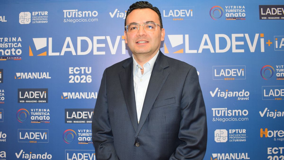 Andrés Bernal, senior director de Ventas Globales para Wyndham Hotels & Resorts para América Latina durante la Vitrina Anato 2026.
