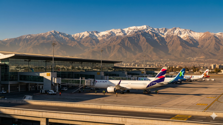 Aeropuerto de Santiago proyecta crecer un 2% en tráfico aéreo con respecto a los 26,5 millones de pasajeros de 2025.