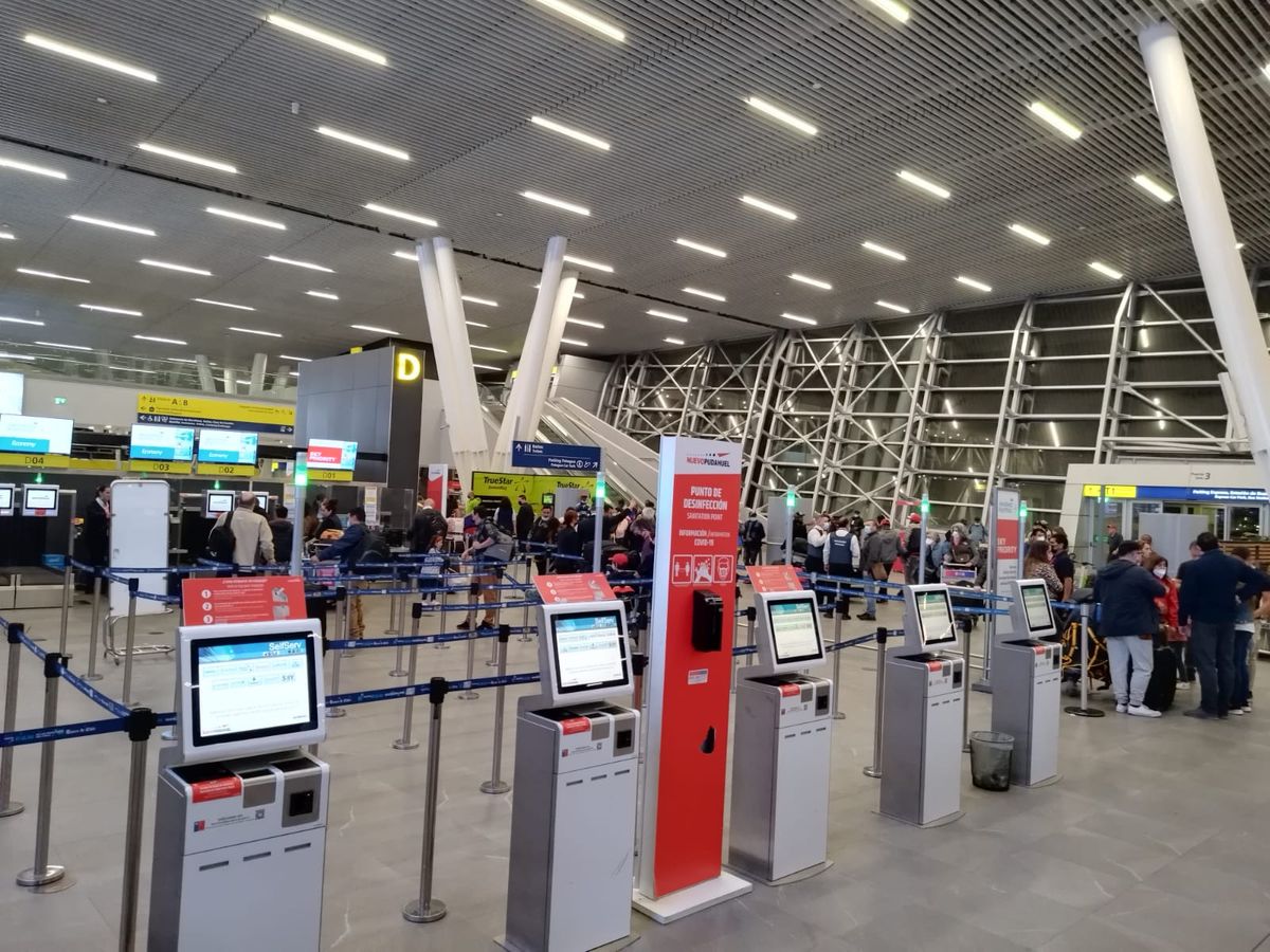 Aeropuerto de Santiago. 