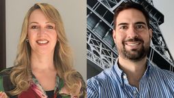 Paula Cortés Calle, presidente ejecutiva de Anato, y David Palomares, presidente de Anato Capítulo Antioquia-Chocó.