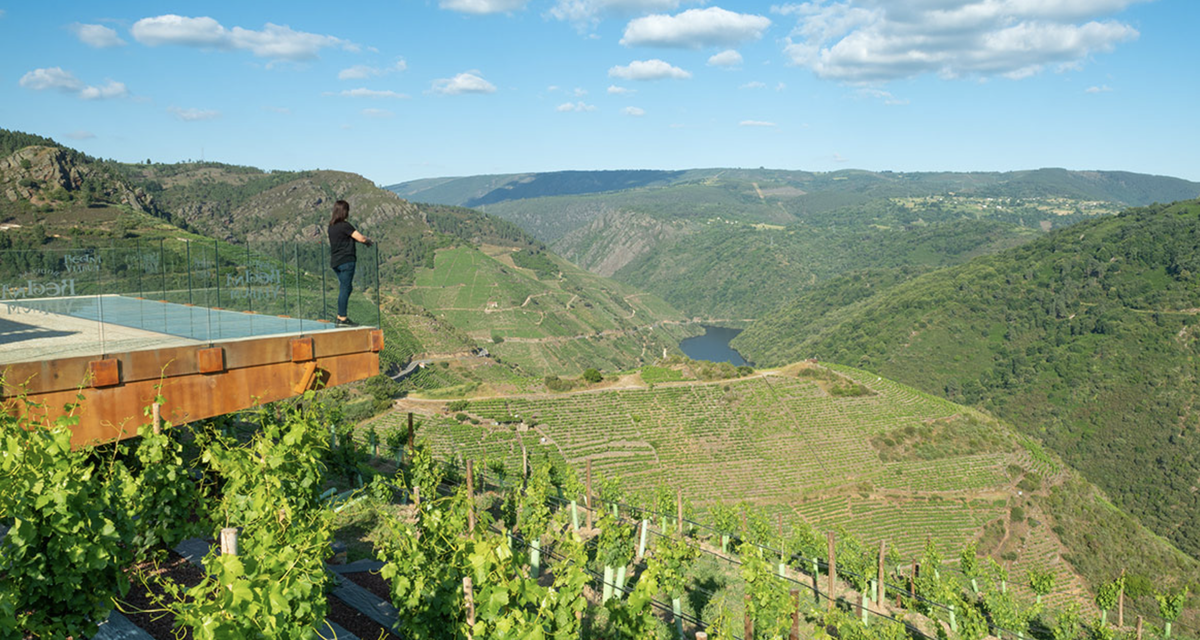 Ubicación de Vértigo, en plena Ribeira Sacra
