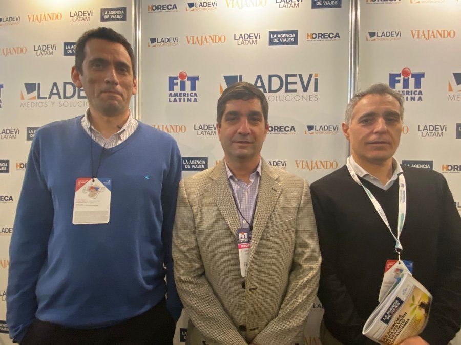 Andrés Magnello, Santiago Sotelino y Gustavo Scianca.