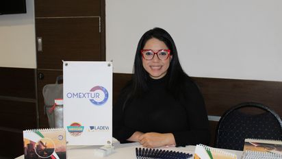 Daniela Peñuela, comercial para Latam de Omextur.
