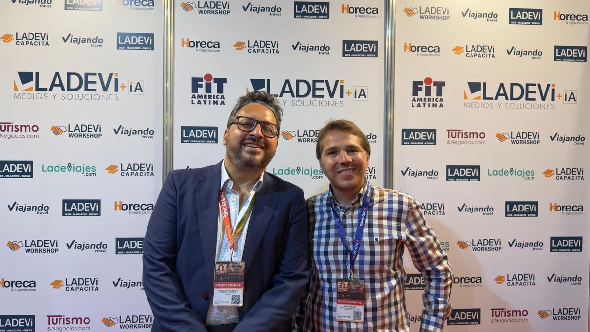 Guillermo Gordillo, founder T4I Travel 4 Inspiration; Jorge Muñoz, director comercial Giratur. Guillermo Gordillo, founder T4I Travel 4 Inspiration; Jorge Muñoz, director comercial Giratur.