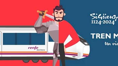 Se vuelve a poner en marcha el tren medieval entre Madrid y Sigüenza