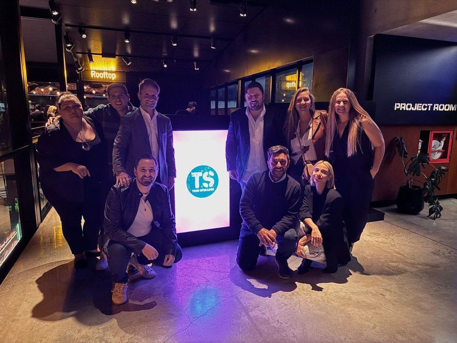 Los directivos de TS Tour Operador celebraron el desembarco en Mar del Plata.