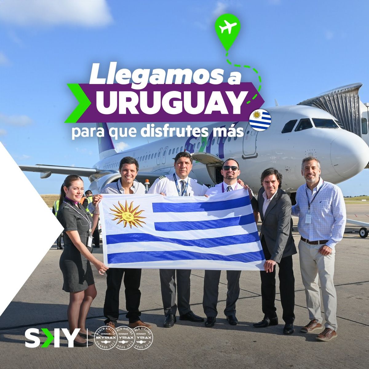 Por lanzamiento de la nueva ruta, Sky contará con promociones hasta el 5 de enero.