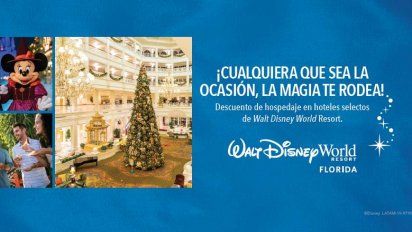 Disney World Resort ofrece descuentos en hoteles y varios beneficios adicionales.