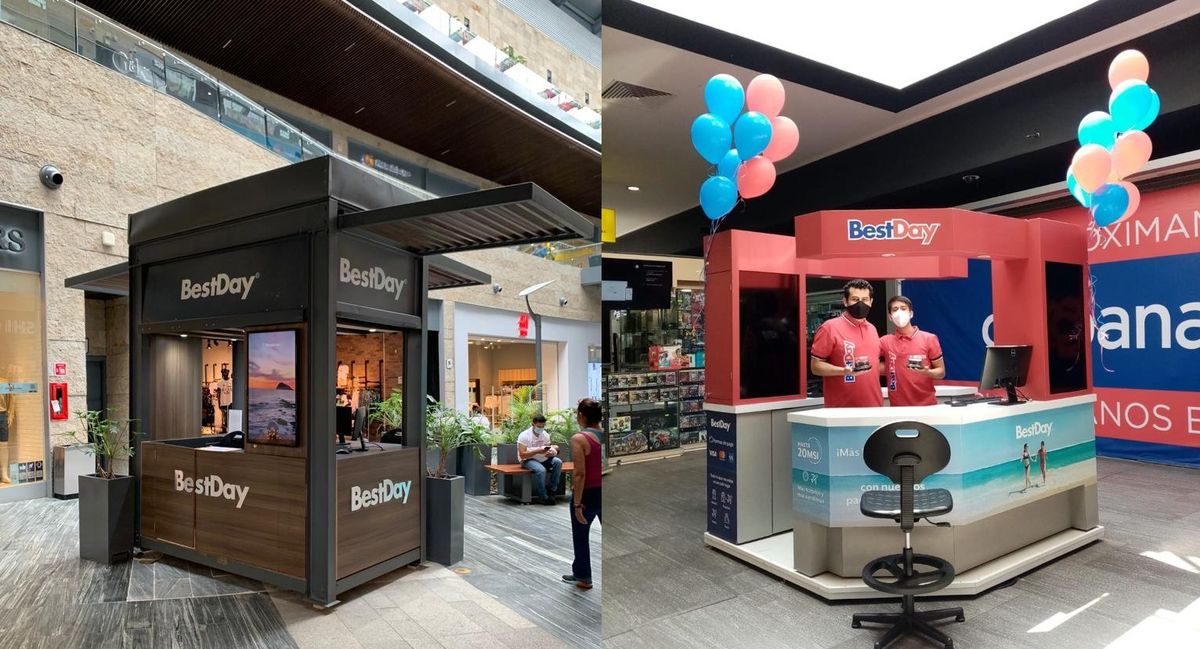 Ciudad de México y Monterrey contarán con nuevas islas comerciales de Best Day, ubicadas en las principales plazas comerciales.