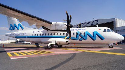 La flota de Aeromar emite 50% menos de contaminantes.