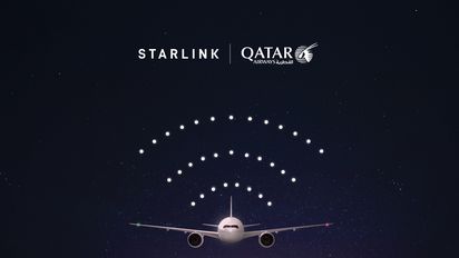 Qatar Airways opera el primer vuelo Boeing 777 del mundo equipado con Starlink