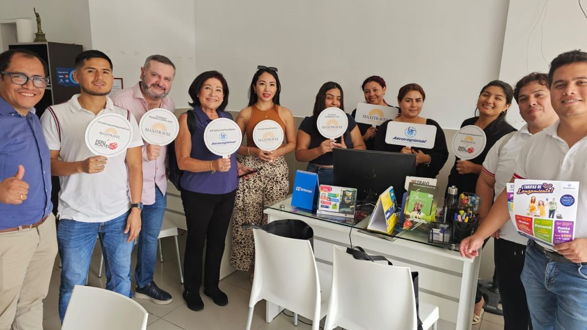Maxitravel y Perú Routes presentaron sus beneficios exclusivos para agencias de viajes en el Callao, destacando la tarifa especial y el vuelo inaugural a Quito. - Ladevi Medios y Soluciones Maxitravel y Perú Routes presentaron sus beneficios exclusivos para agencias de viajes en el Callao, destacando la tarifa especial y el vuelo inaugural a Quito.
