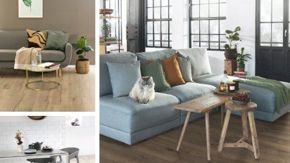 Egger Pro 2021+ abre nuevas posibilidades de decoración en pisos de alto tránsito.&nbsp;