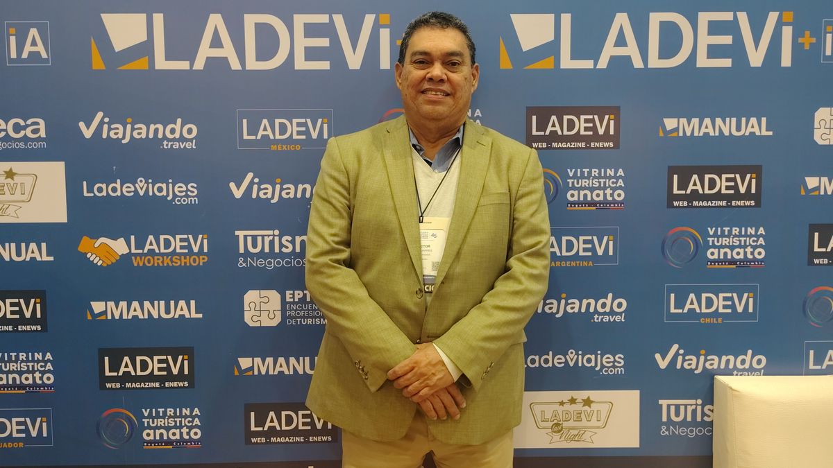 Víctor Manjarres, presidente y fundador de TM Americas, en el marco de la Vitrina Turística Anato 2026.