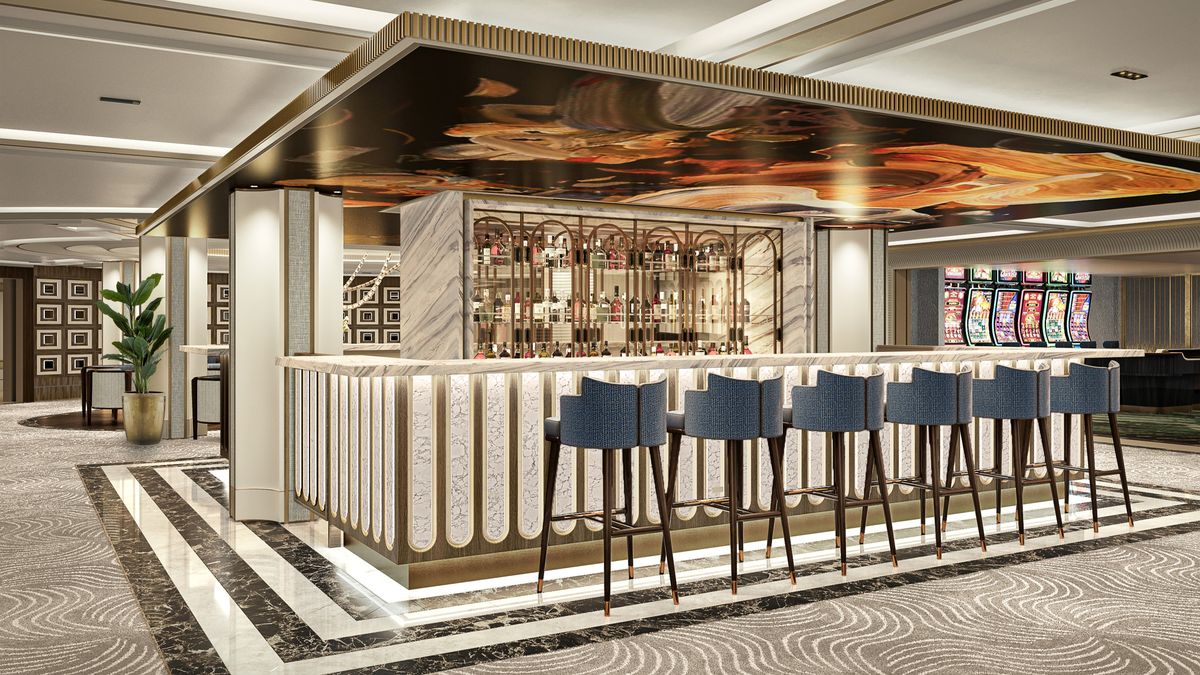 Bar Galileo, el espacio para bebidas premium en el Seven Seas Prestige.