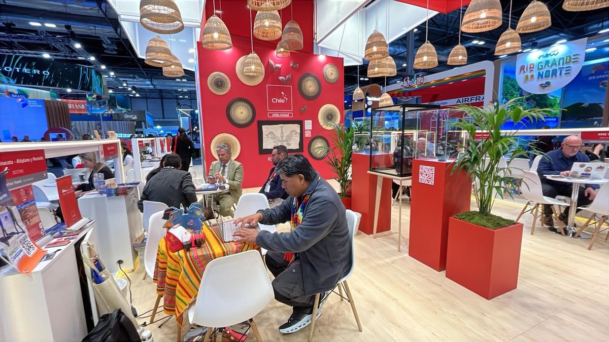 Stand de Chile en Fitur 2026. 