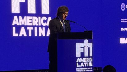 Feria Internacional de Turismo de América Latina: presidente Javier Milei brindó un discurso en la inauguración. Feria Internacional de Turismo de América Latina: presidente Javier Milei brindó un discurso en la inauguración.