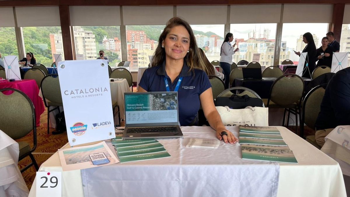 Andrea Peñalosa, gerente de Ventas de Catalonia Hotels & Resorts, en Ladevi Workshop Cali.&nbsp;