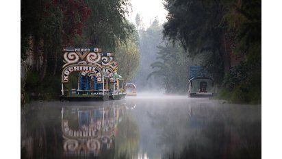 Xochimilco. Los paseos en trajineras son un clásico en el destino.