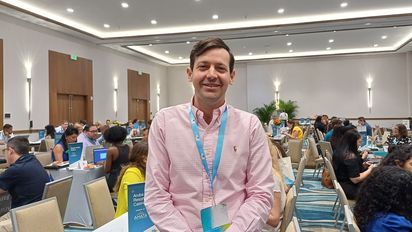 Jordan Schlipken Croes, director de ATA para Latinoamérica, conversó en exclusiva con Ladevi durante la primera edición de Aruba Global Travel Conference.