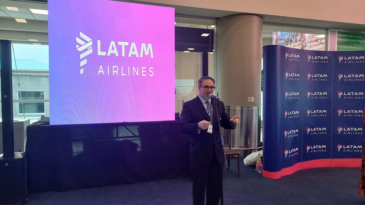 Ramón Miró, director general de Quiport, en evento de Latam Airlines.