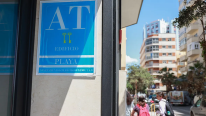 Edificio destinado a pisos turísticos en el centro de Mallorca, en Baleares.