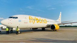 Uno de los Boeing B-737/800 de Flybondi.