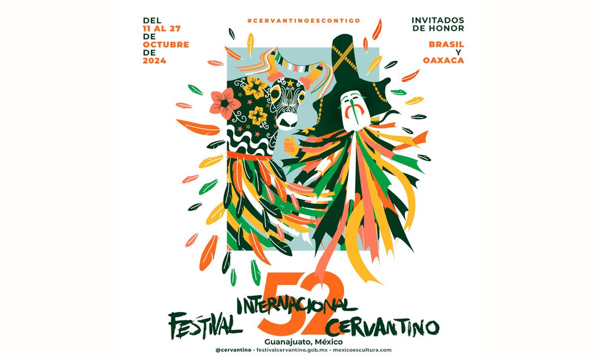 Oaxaca y Brasil son los invitados de honor en la edición 52 del Festival Cervantino.