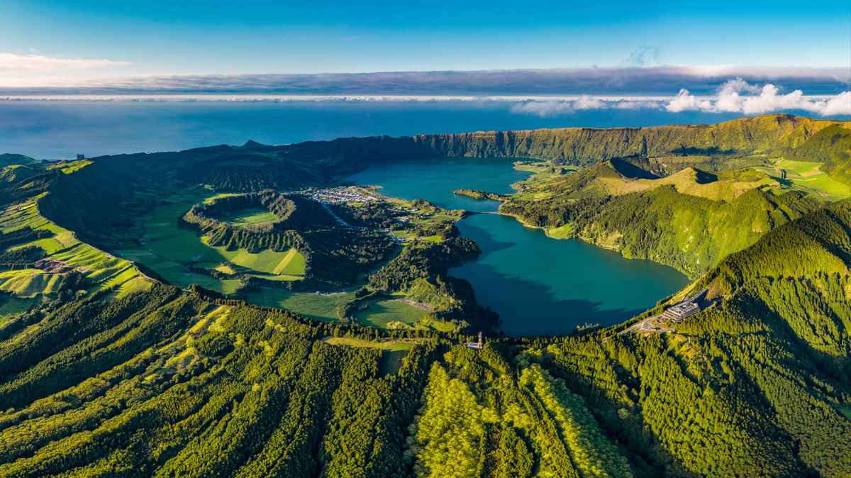 Vista de las Azores, destino integrado en la oferta conjunta de Kannak y Europamundo.