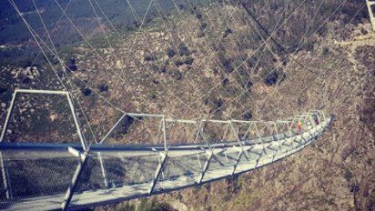 En Portugal se inaugurará el puente colgante y peatonal más largo del mundo.