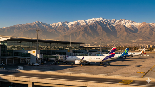 Aeropuerto de Santiago proyecta crecer un 2% en tráfico aéreo con respecto a los 26,5 millones de pasajeros de 2025.
