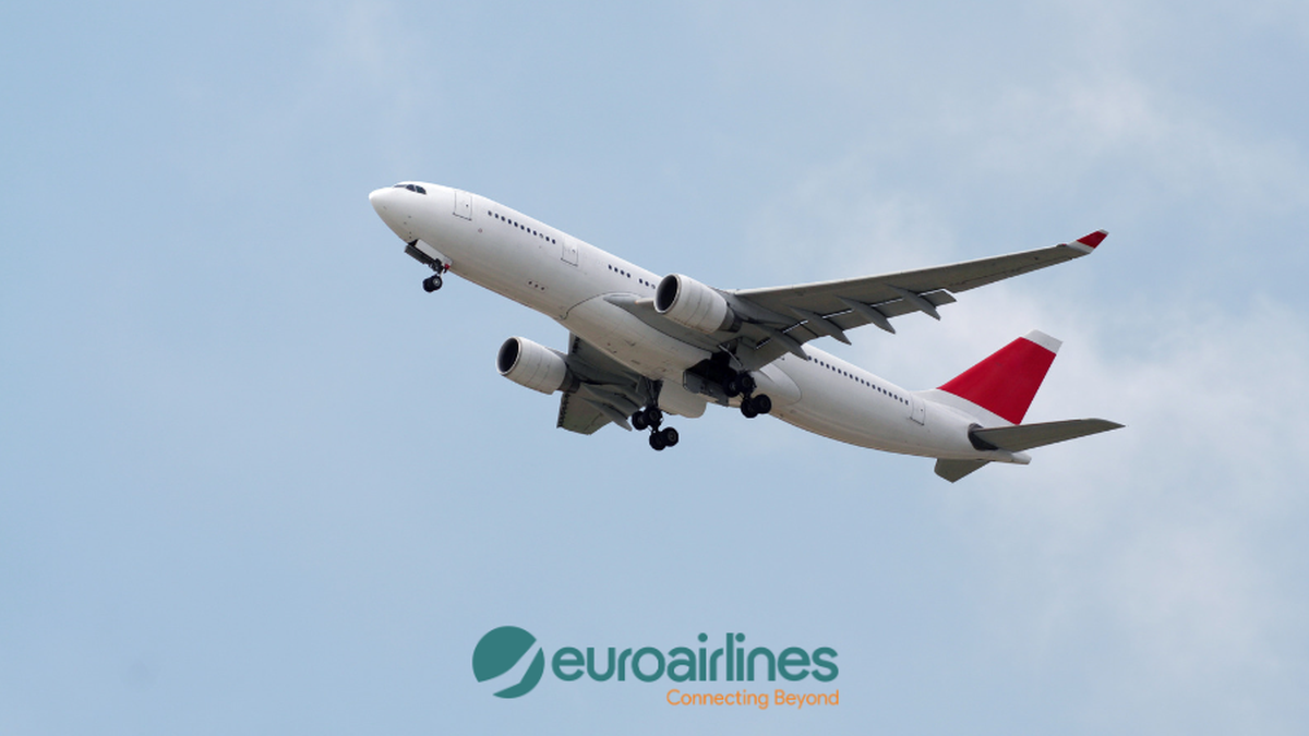 Avión de Euroairlines