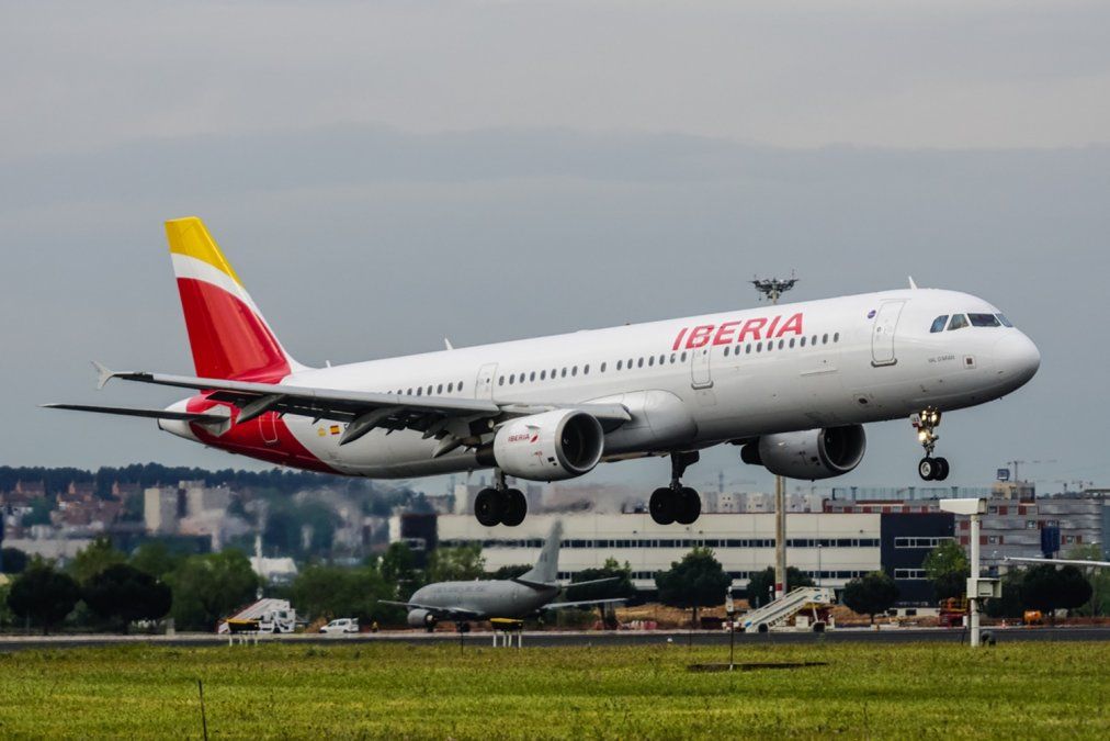 Un Airbus A320 de Iberia.