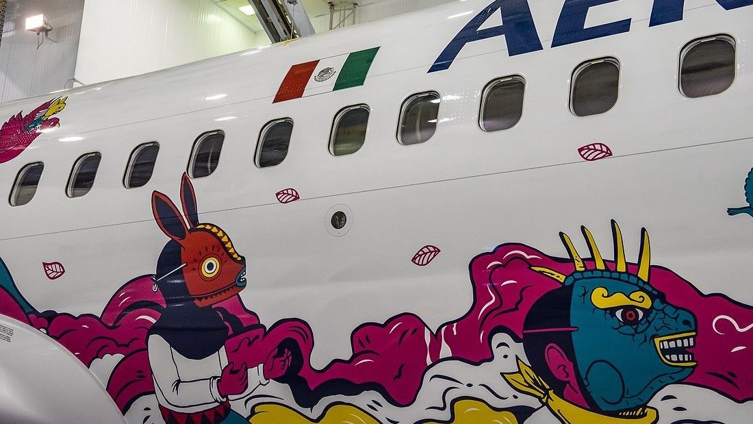 La nueva aeronave de Aeroméxico será un embajador distintivo de la aerolínea, representando al México contemporáneo en los múltiples destinos a los que volará .